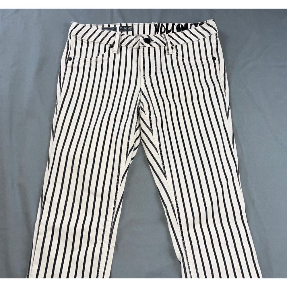 Volcom Jeans Stretch 'Linerator Legging' Jeans. Perfectly Broken In, Women's 26.